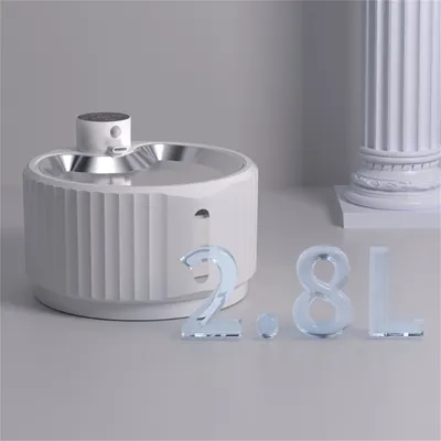 FurryFusion Fuente de agua inalámbrica para gatos de 2,8 L