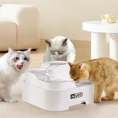 FurryFusion Dispensador de agua circulante para gatos
