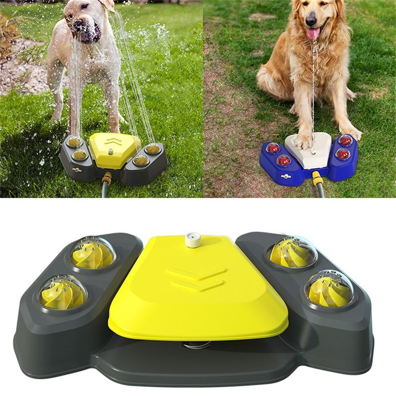FurryFusion Arroseur à Eau Activé par les Pattes pour Chiens
