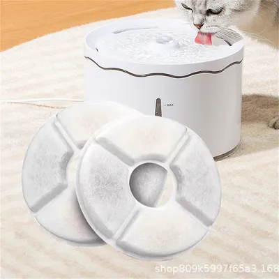 FurryFusion Cartucho de filtro redondo para dispensador de agua