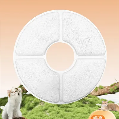 FurryFusion Cartucho de filtro redondo para dispensador de agua