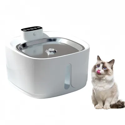 FurryFusion - Dispenseur d'eau intelligent sans fil pour animaux 3,2 L