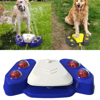 FurryFusion Arroseur à Eau Activé par les Pattes pour Chiens