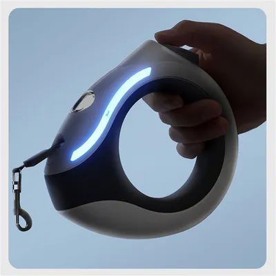 FurryFusion - Corde extensible pour chien avec lumière