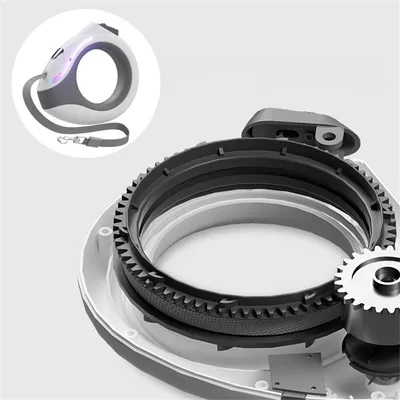 FurryFusion - Corde extensible pour chien avec lumière