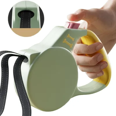 FurryFusion Laisse rétractable pour chien de 3 m