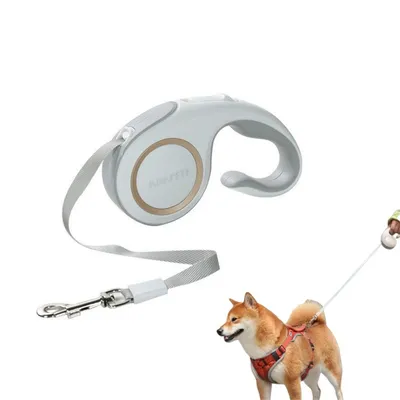 FurryFusion Correa retráctil para perros de 3 m