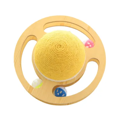 FurryFusion Jouet rotatif en sisal pour chat