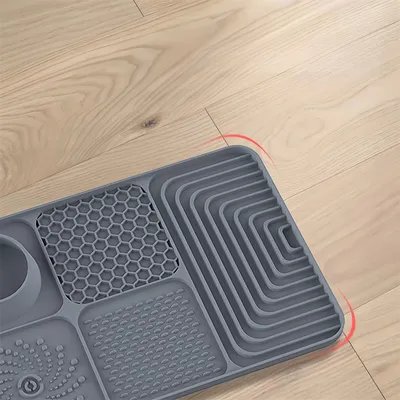 FurryFusion Nappe de lèchage en silicone de compagnie