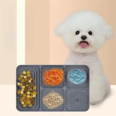 FurryFusion Nappe de lèchage en silicone de compagnie