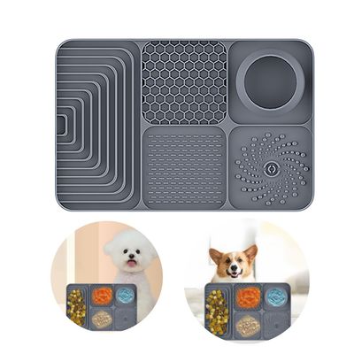 FurryFusion Nappe de lèchage en silicone de compagnie