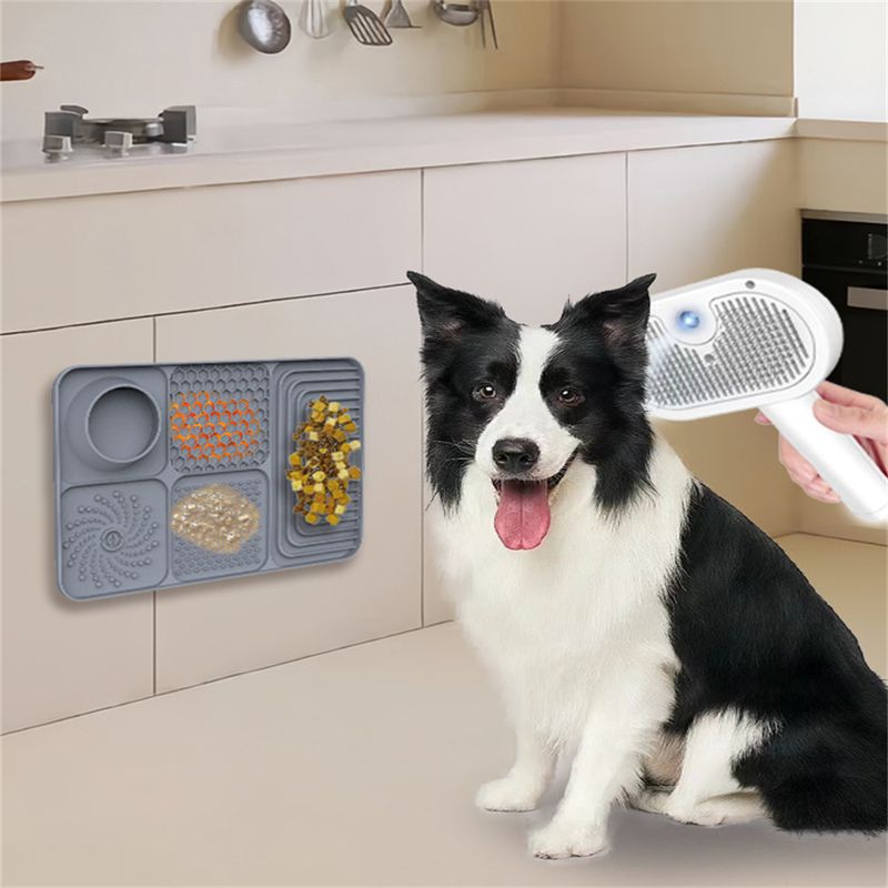 FurryFusion Nappe de lèchage en silicone de compagnie