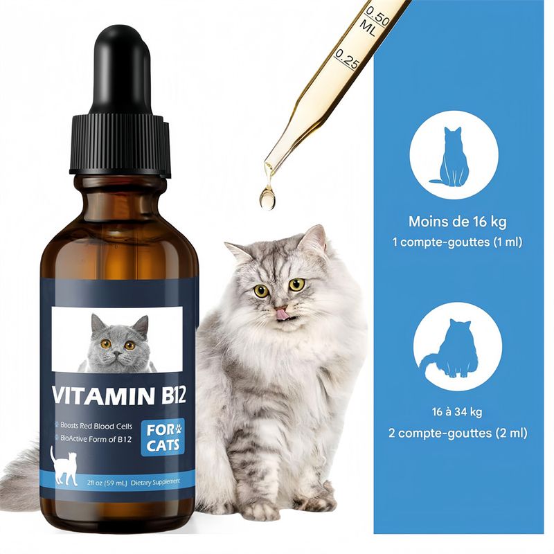 FurryFusion - Gouttes de vitamines pour chats