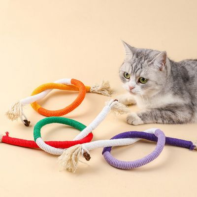 FurryFusion Corde de mastication pour chat, jouet et dentifrice