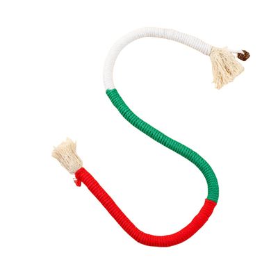 FurryFusion Corde de mastication pour chat, jouet et dentifrice Vert