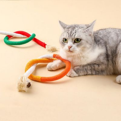 FurryFusion Corde de mastication pour chat, jouet et dentifrice