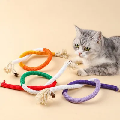 FurryFusion Corde de mastication pour chat, jouet et dentifrice