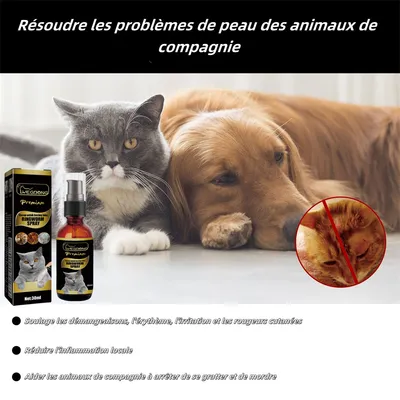FurryFusion Spray anti-démangeaisons pour animaux