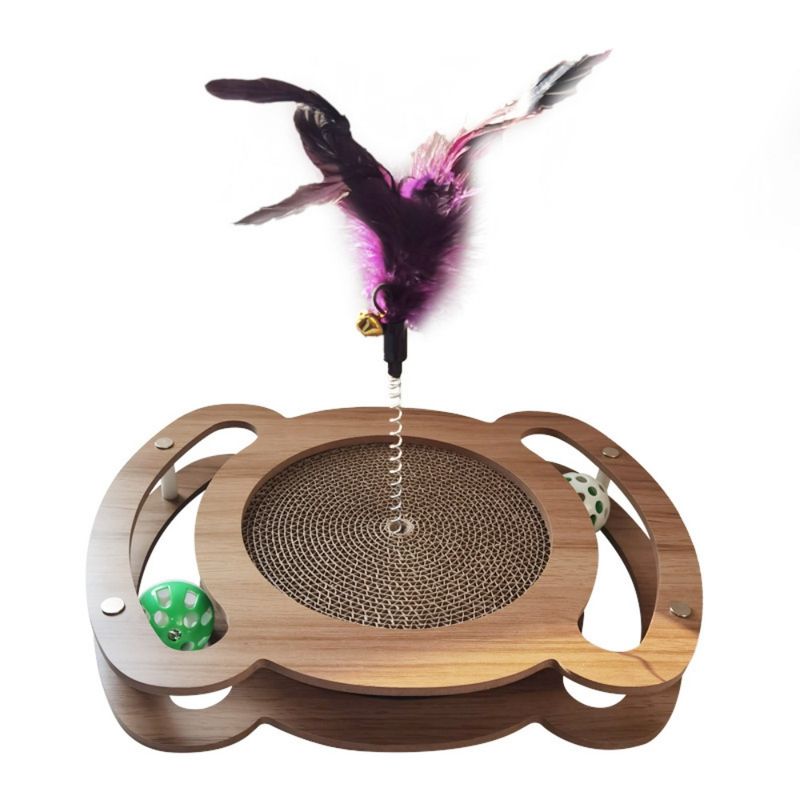 FurryFusion Jouet à Gratter 3 en 1 pour Chat