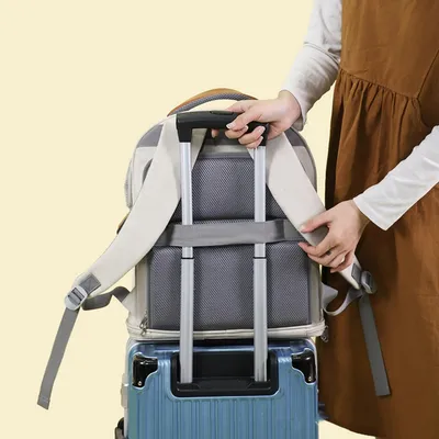 FurryFusion Sac à dos pour chat - Sac à dos extensible