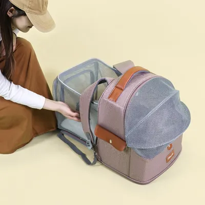 FurryFusion Sac à dos pour chat - Sac à dos extensible