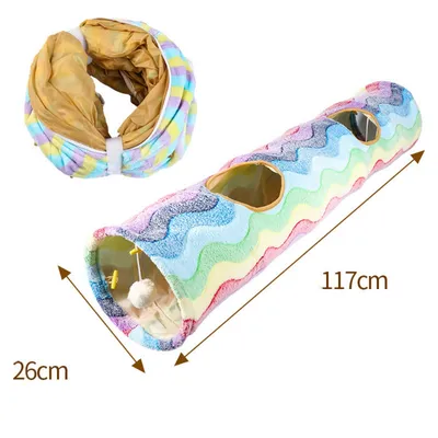 FurryFusion Tunnel multifonctionnel pliable pour chats