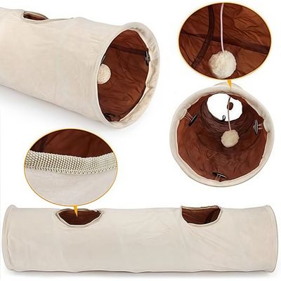 Tunnel pour chat silencieux et pliable
