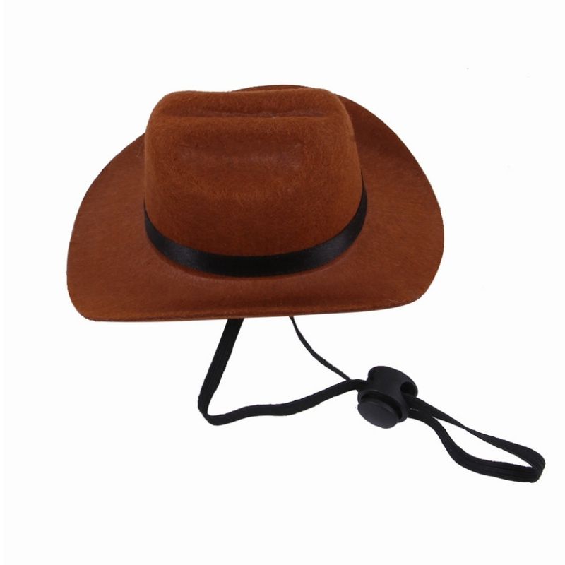 FurryFusion Chapeau de cowboy western pour chien