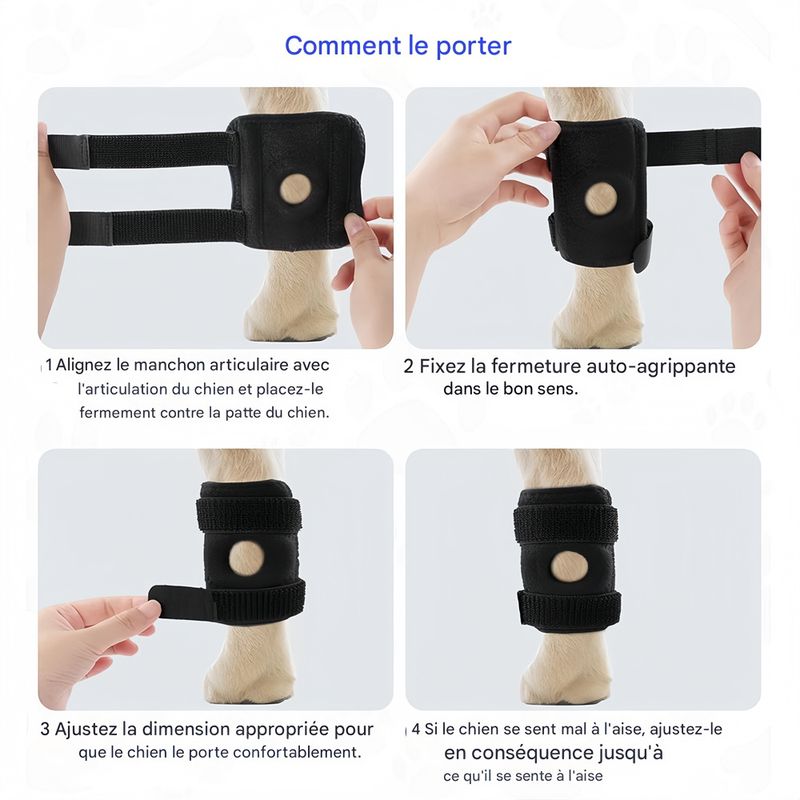 FurryFusion Protège - pattes pour chien après opération