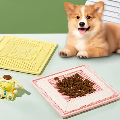 FurryFusion Bol en silicone pour chien et chat, anti - renversement