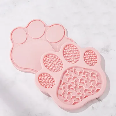 FurryFusion Bol anti-glouton en silicone pour chien et chat