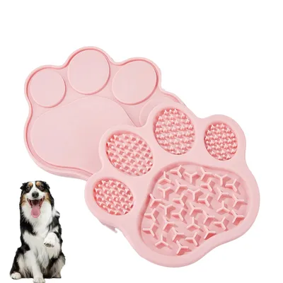 FurryFusion Bol anti-glouton en silicone pour chien et chat