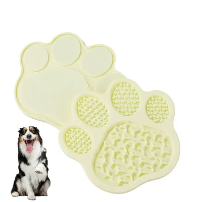 FurryFusion Bol anti-glouton en silicone pour chien et chat