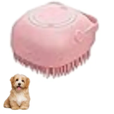 Pet Planet Chiens Brosse De Bain Avec Manche Circulaire Réglable Pet Planet Chiens Brosse De Bain Avec Manche Circulaire Réglable
