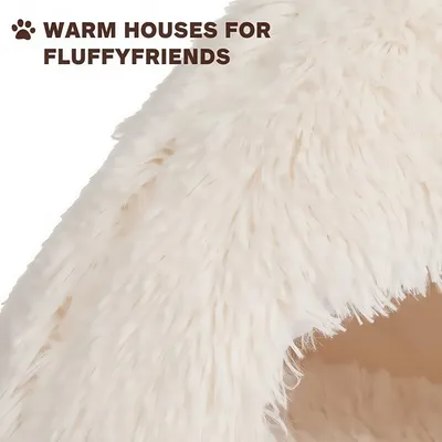 Lit pour chat avec coussin et oreiller doux