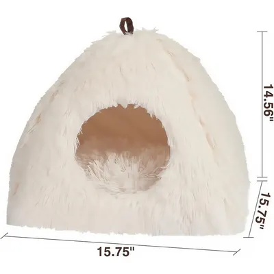 Lit pour chat avec coussin et oreiller doux