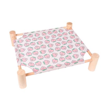 FurryFusion Cama de madera para gatos