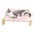 FurryFusion Lit pour chat en bois