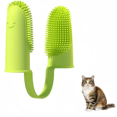 Pet Planet Animaux De Compagnie Doigtier Pour Le Nettoyage Dentaire