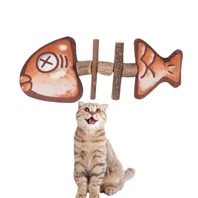 FurryFusion - Os de poisson en matatabi pour chat FurryFusion - Os de poisson en matatabi pour chat