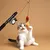 FurryFusion Canne à pêche en forme de poisson pour chat