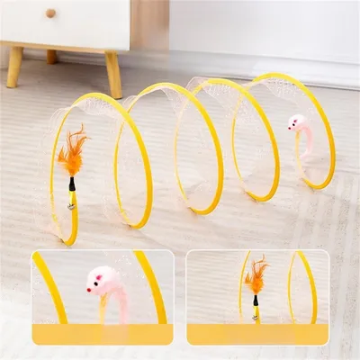 FurryFusion Tunnel à chat dépliable