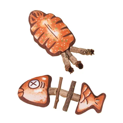 FurryFusion - Os de poisson en matatabi pour chat