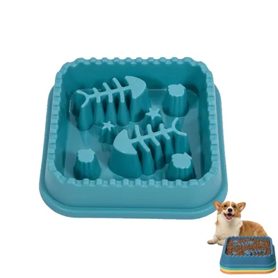 FurryFusion Bol de nourriture lente pour chien et chat