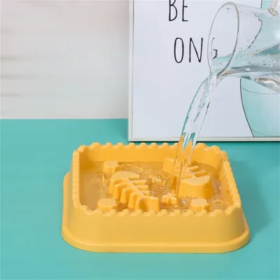 FurryFusion Bol de nourriture lente pour chien et chat