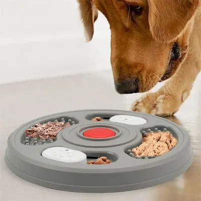 FurryFusion Comedero para perros de alimentación lenta