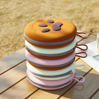 FurryFusion Comedero plegable y extensible para perros, ideal para paseos