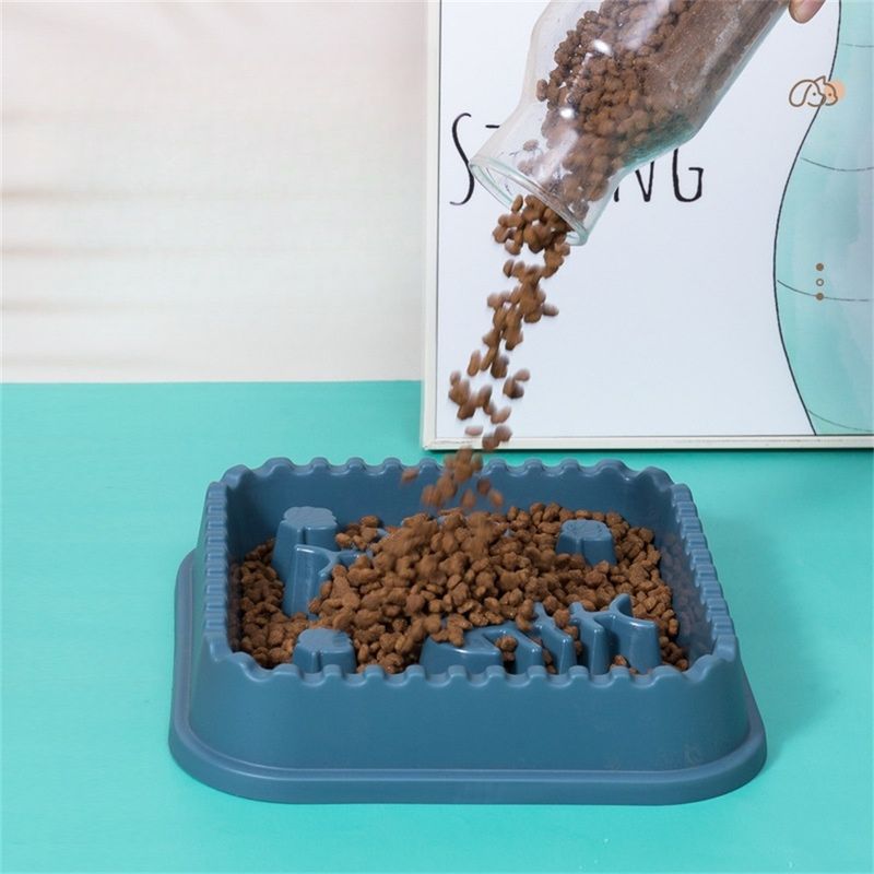 FurryFusion Bol de nourriture lente pour chien et chat