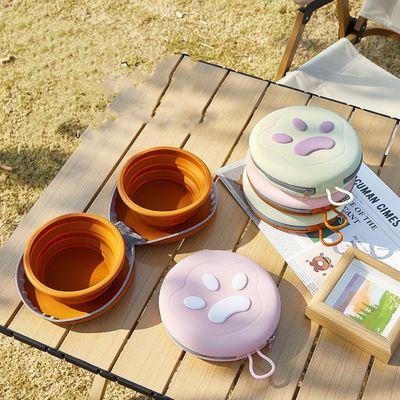 FurryFusion Gamelle pour chien pliable et conjointe pour les sorties