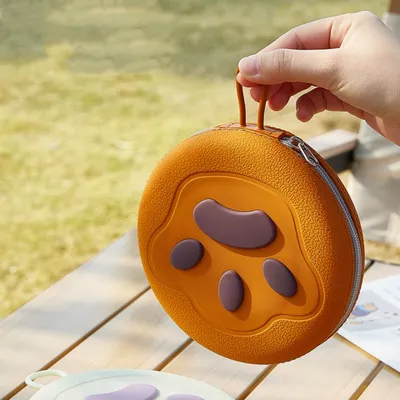 FurryFusion Comedero plegable y extensible para perros, ideal para paseos